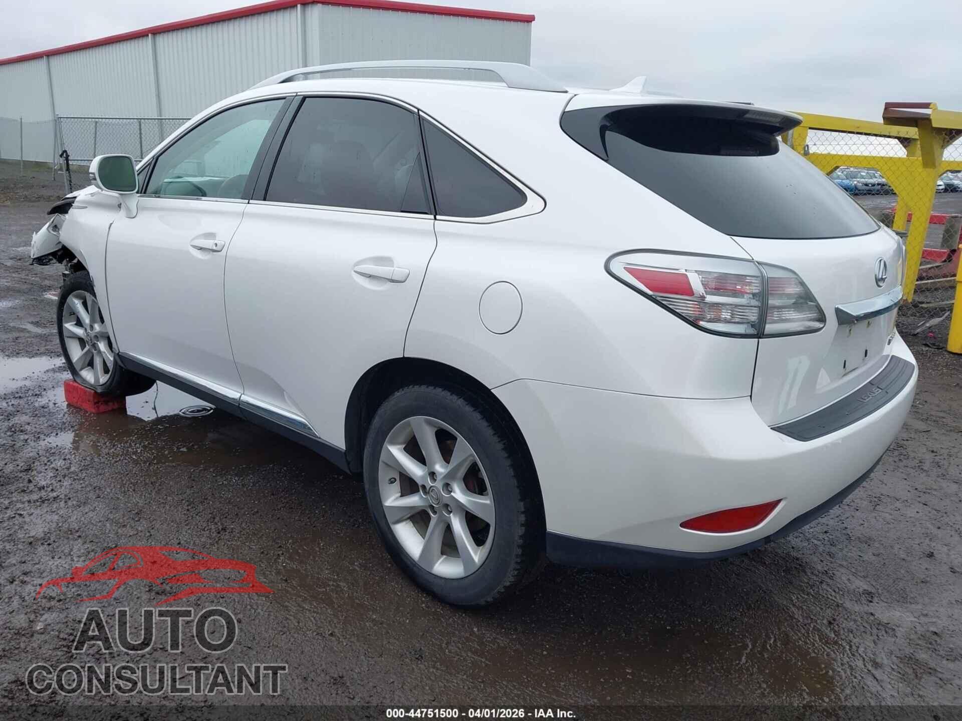 LEXUS RX 350 2011 - 2T2BK1BA2BC094952