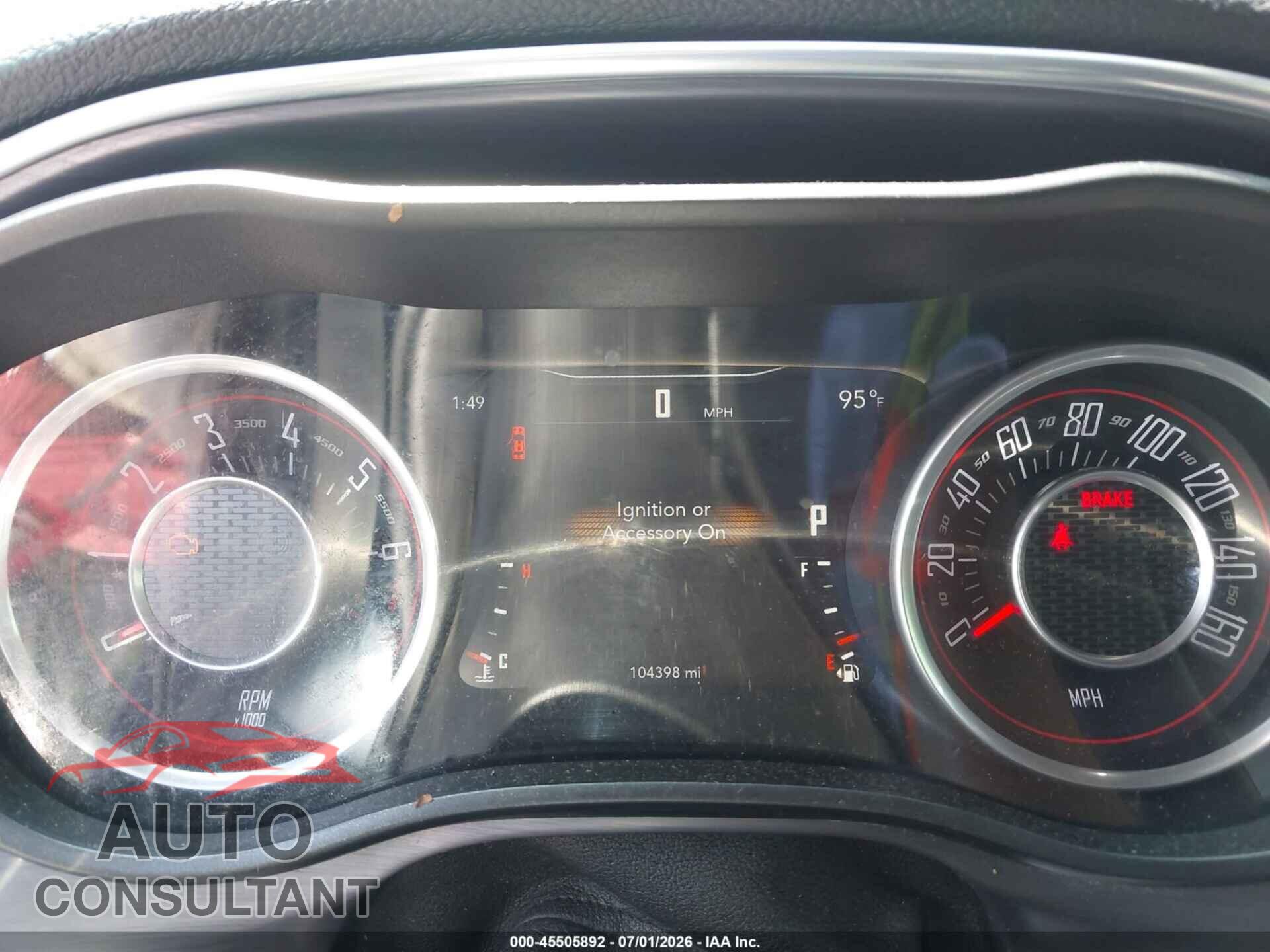DODGE CHALLENGER 2016 - 2C3CDZAG9GH166237