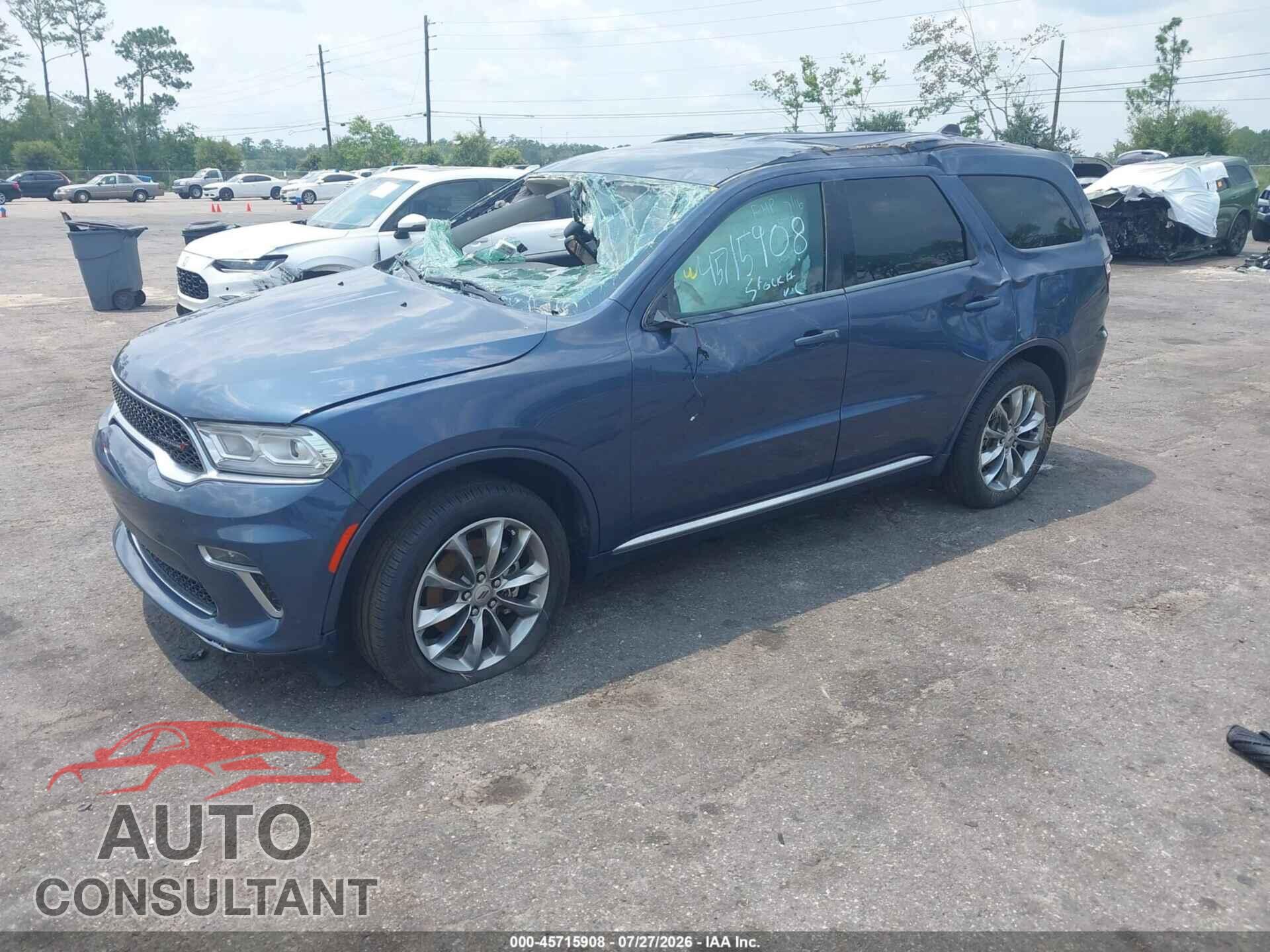 DODGE DURANGO 2021 - 1C4RDJAG7MC852573
