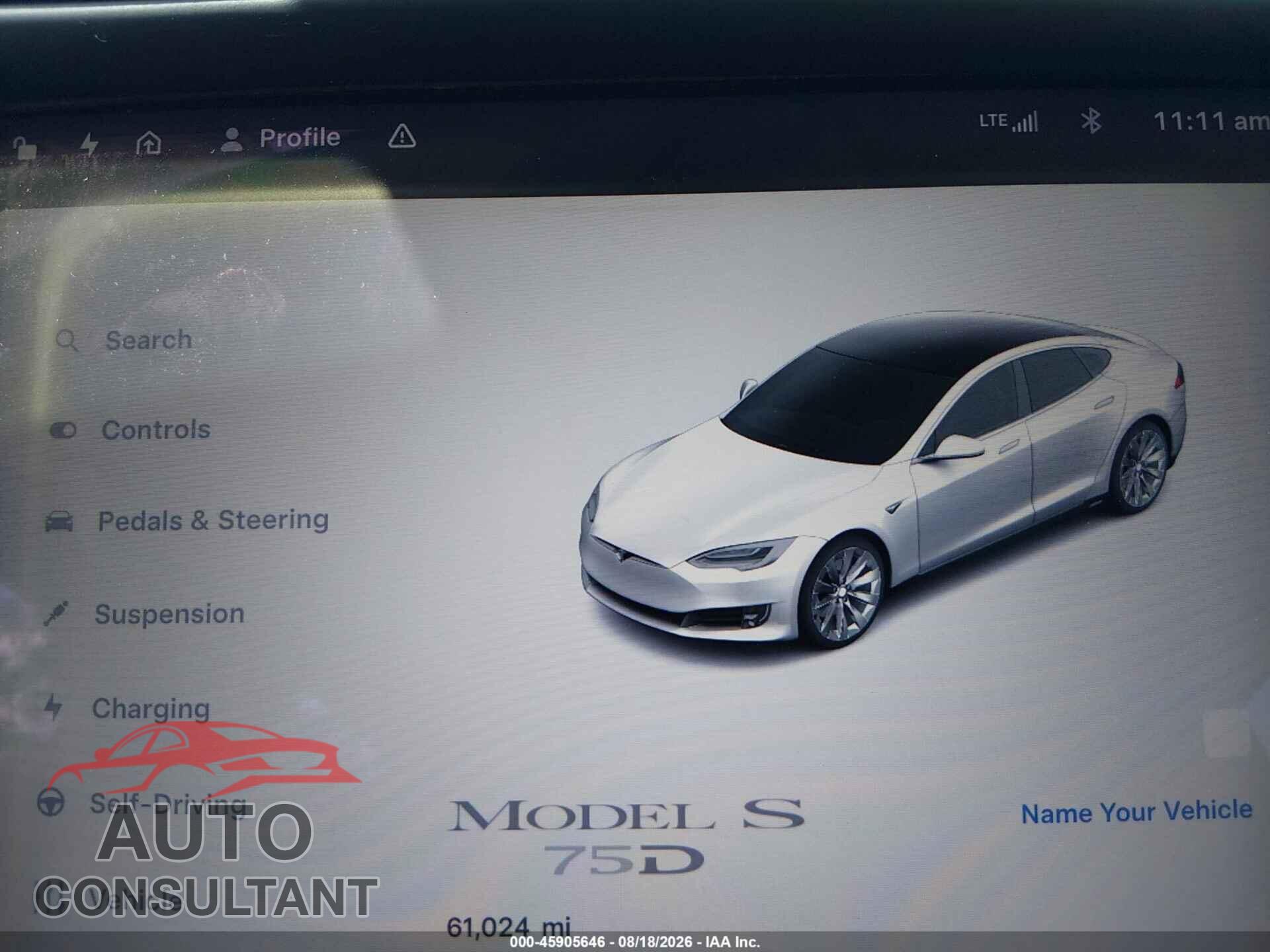 TESLA MODEL S 2018 - 5YJSA1E24JF264363