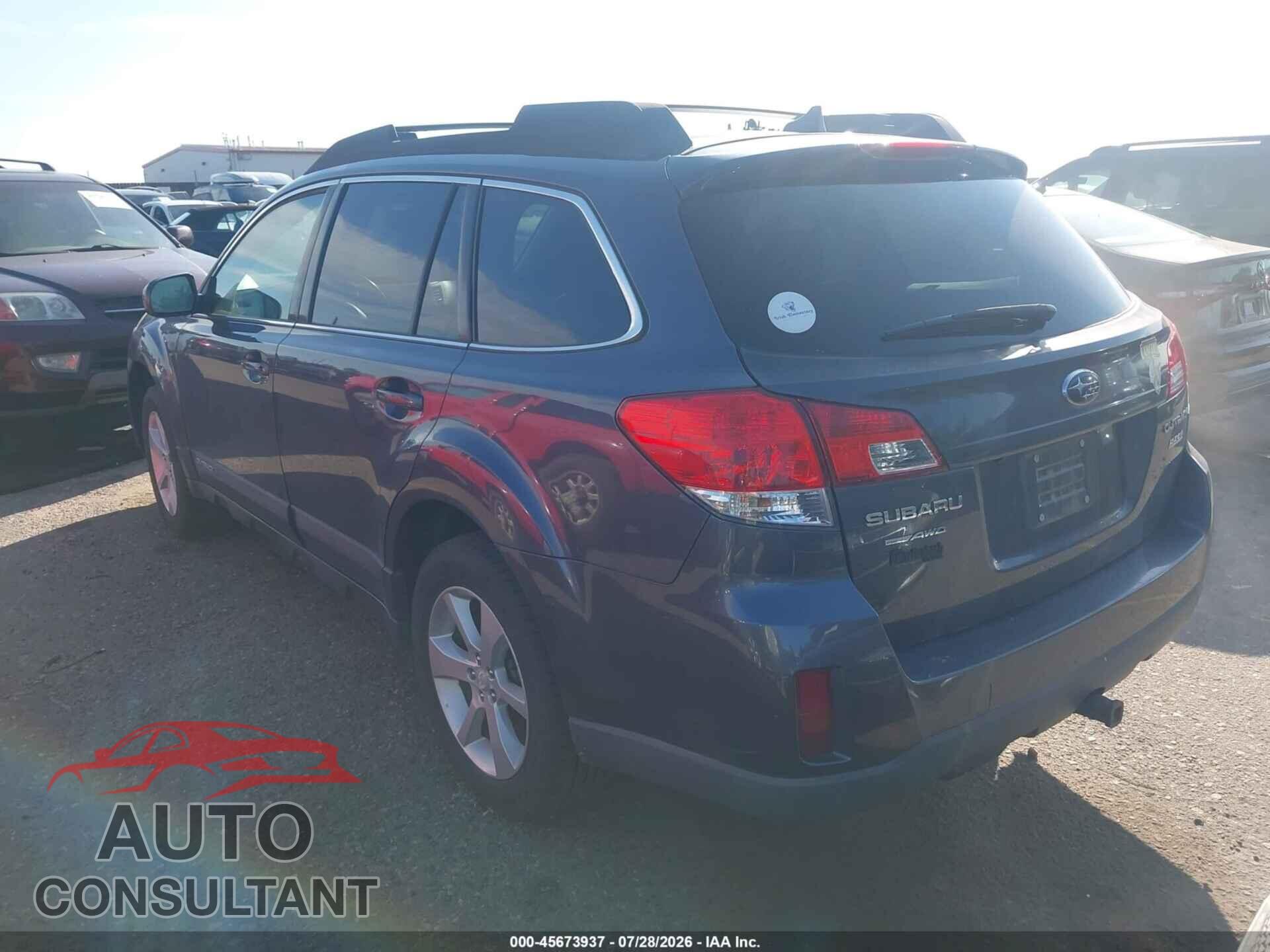 SUBARU OUTBACK 2014 - 4S4BRBDC4E3237607