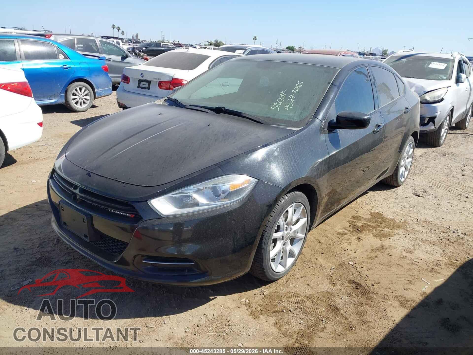 DODGE DART 2013 - 1C3CDFBH2DD155398