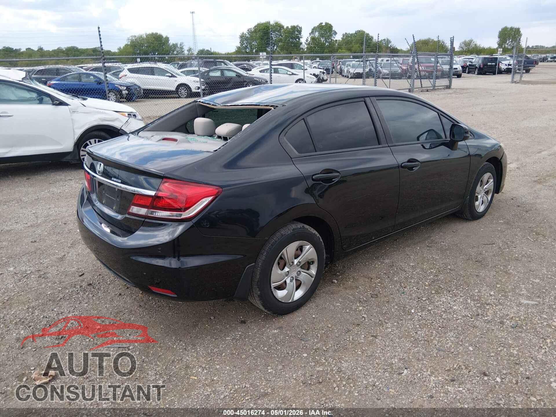 HONDA CIVIC 2013 - 19XFB2F52DE063441