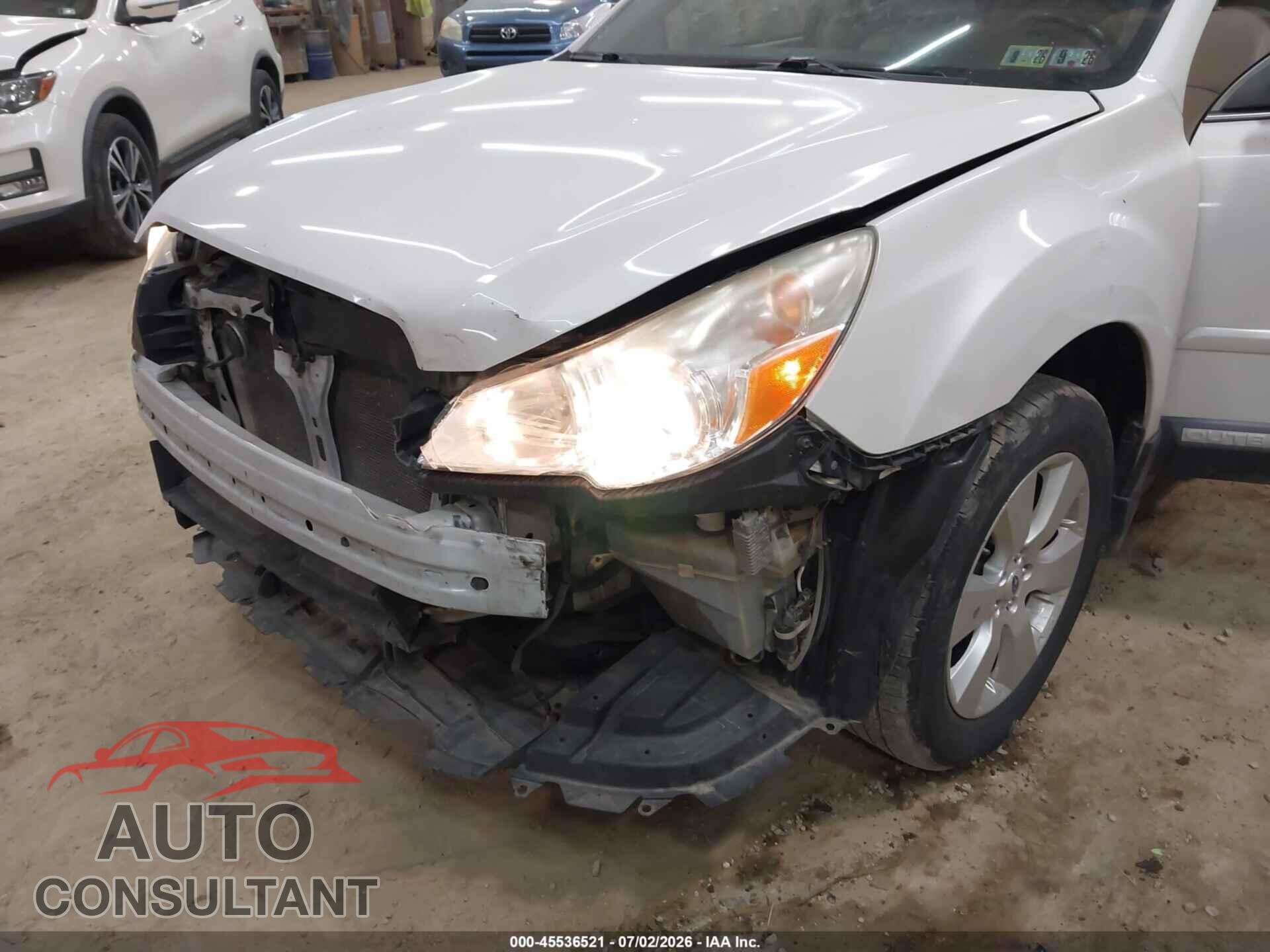 SUBARU OUTBACK 2012 - 4S4BRBKC6C3238502