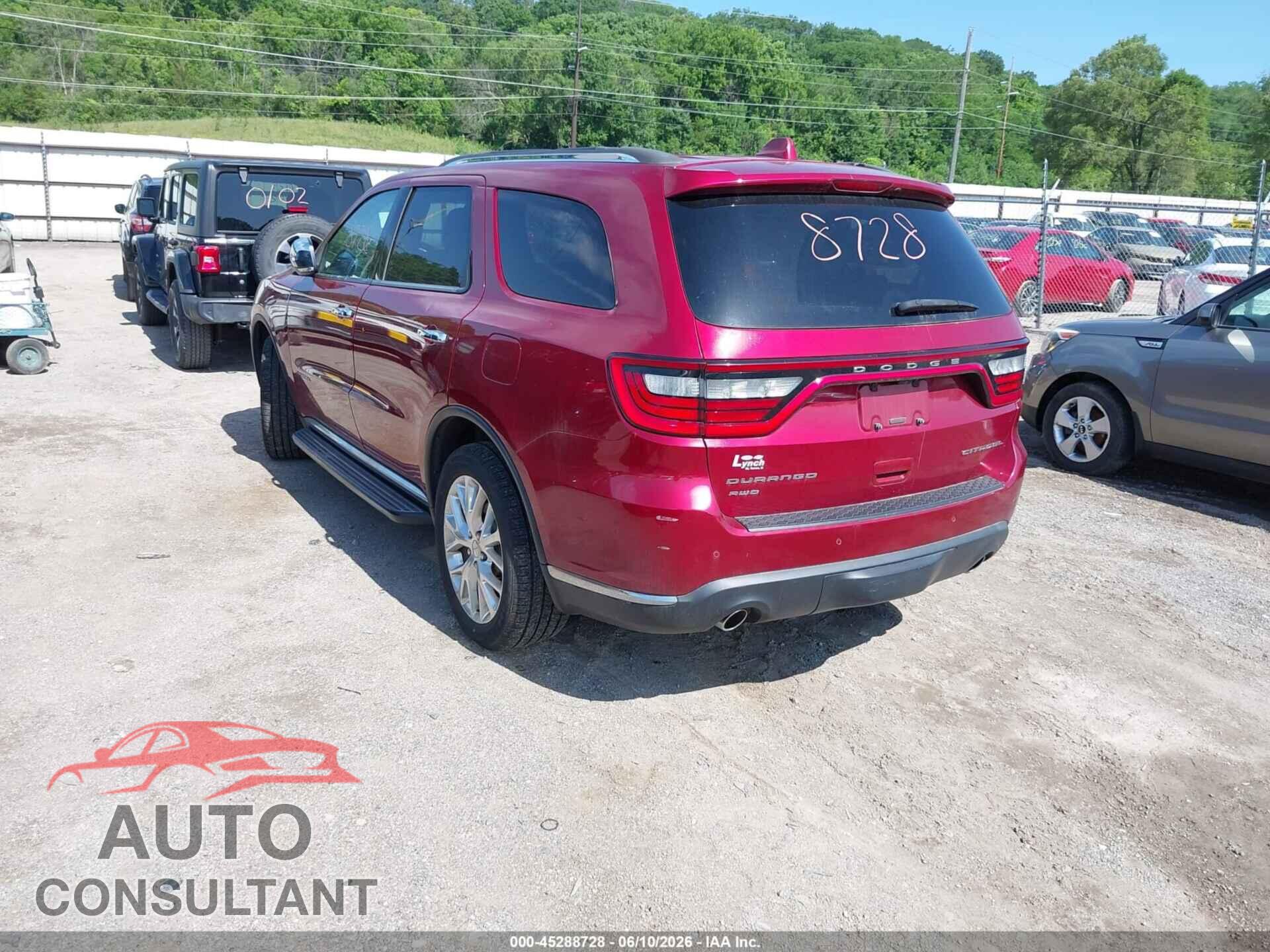 DODGE DURANGO 2014 - 1C4RDJEG5EC971038
