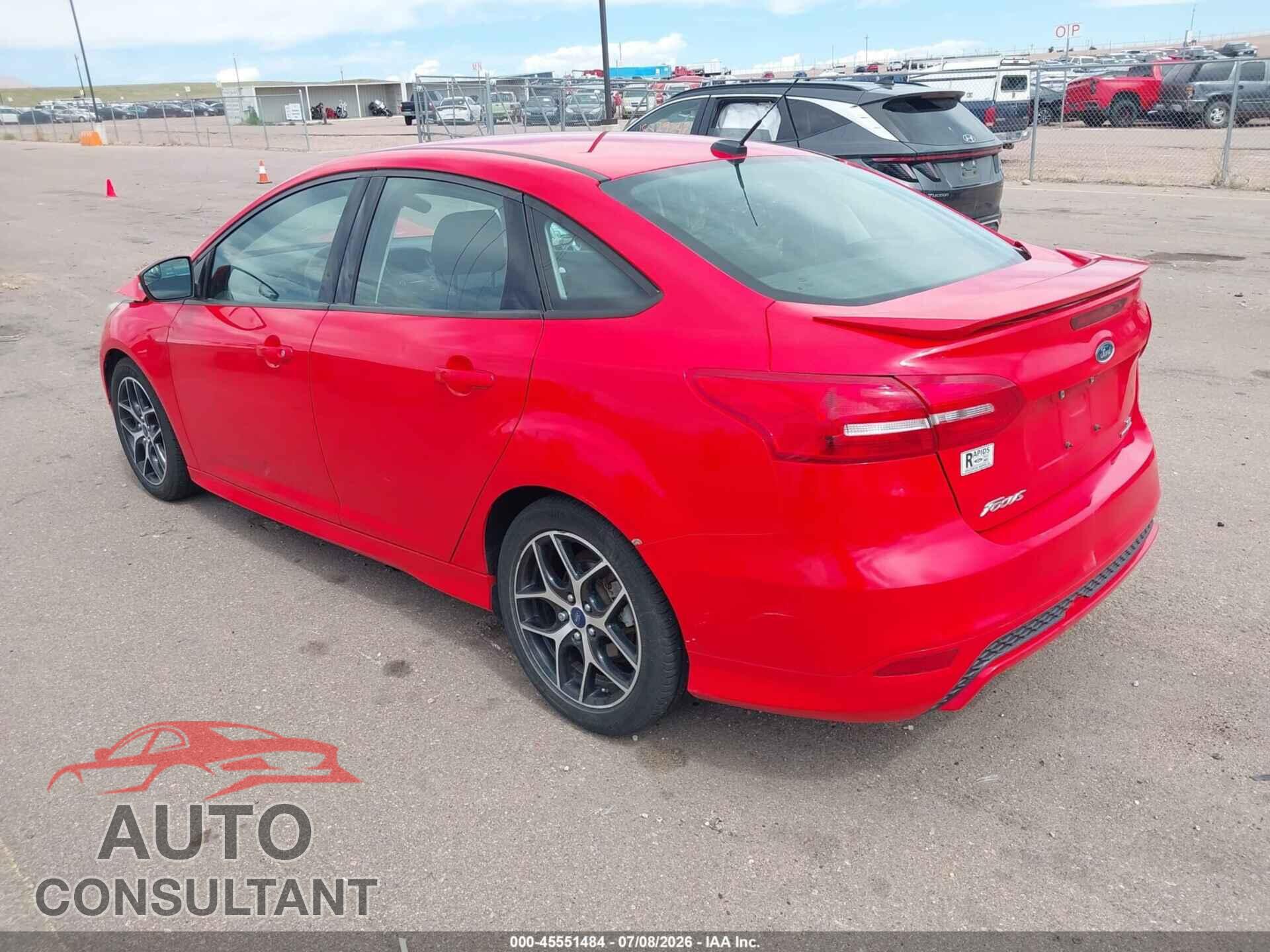 FORD FOCUS 2016 - 1FADP3F27GL280456