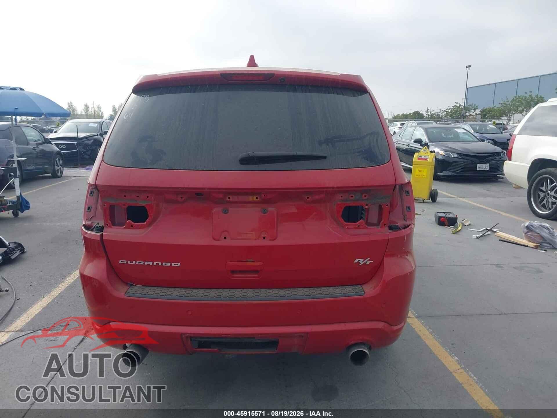 DODGE DURANGO 2019 - 1C4SDHCTXKC779507