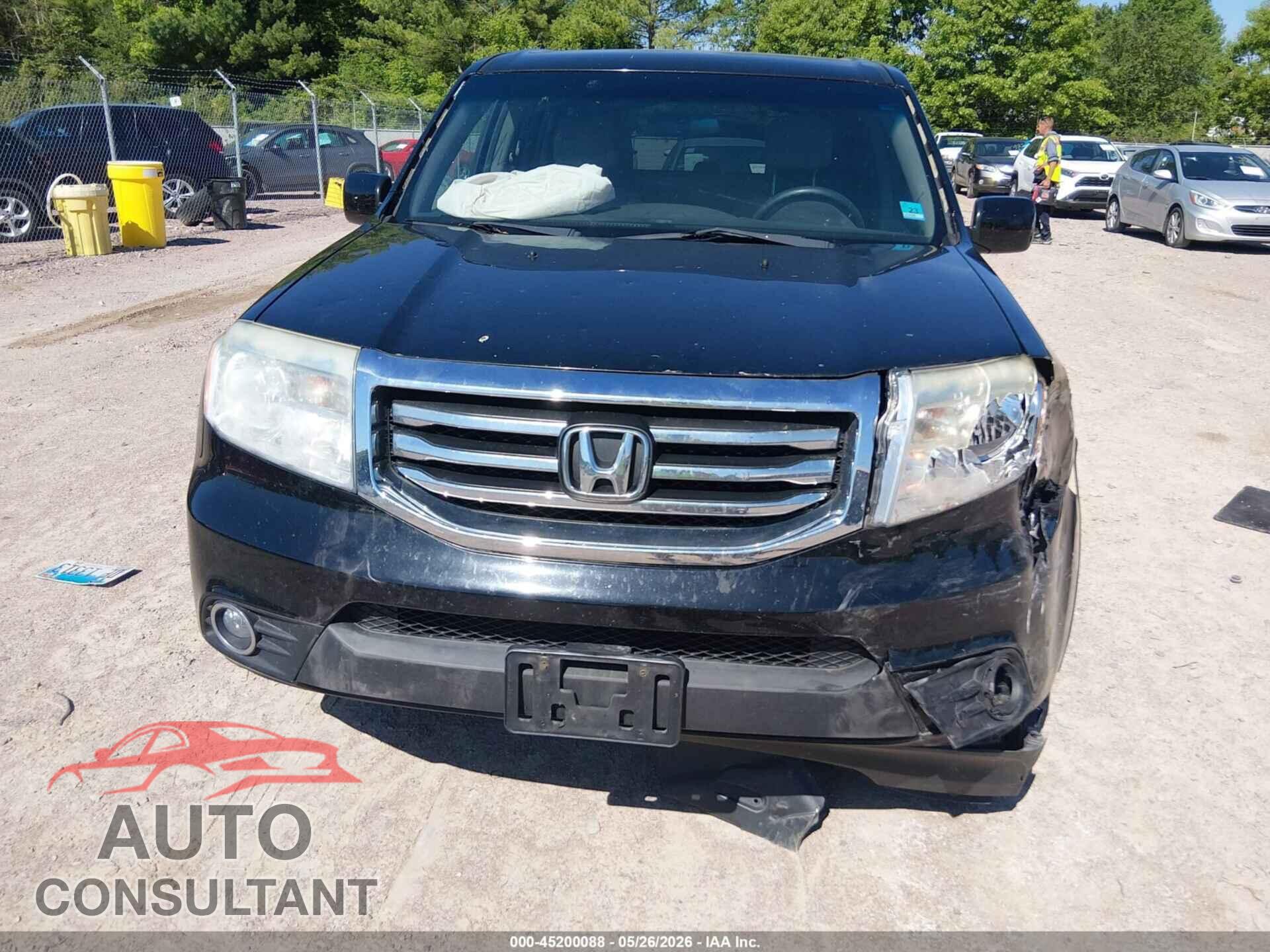 HONDA PILOT 2012 - 5FNYF4H49CB034699