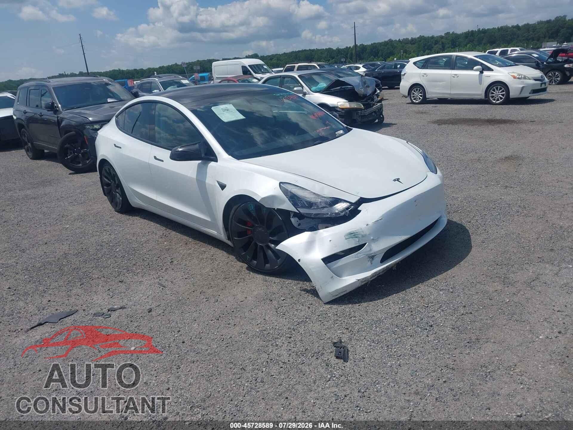 TESLA MODEL 3 2021 - 5YJ3E1EC5MF856294