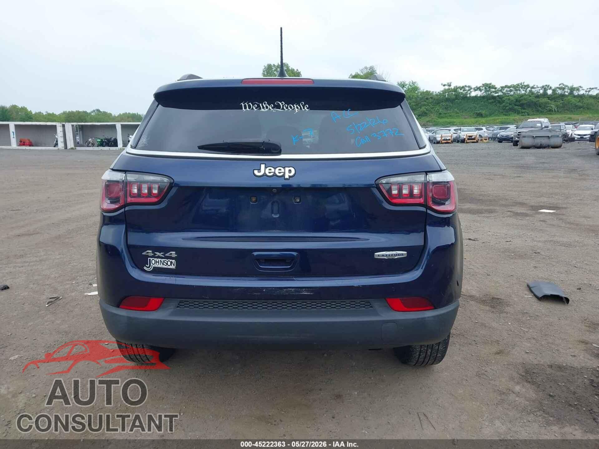 JEEP NEW COMPASS 2017 - 3C4NJDBB0HT666251