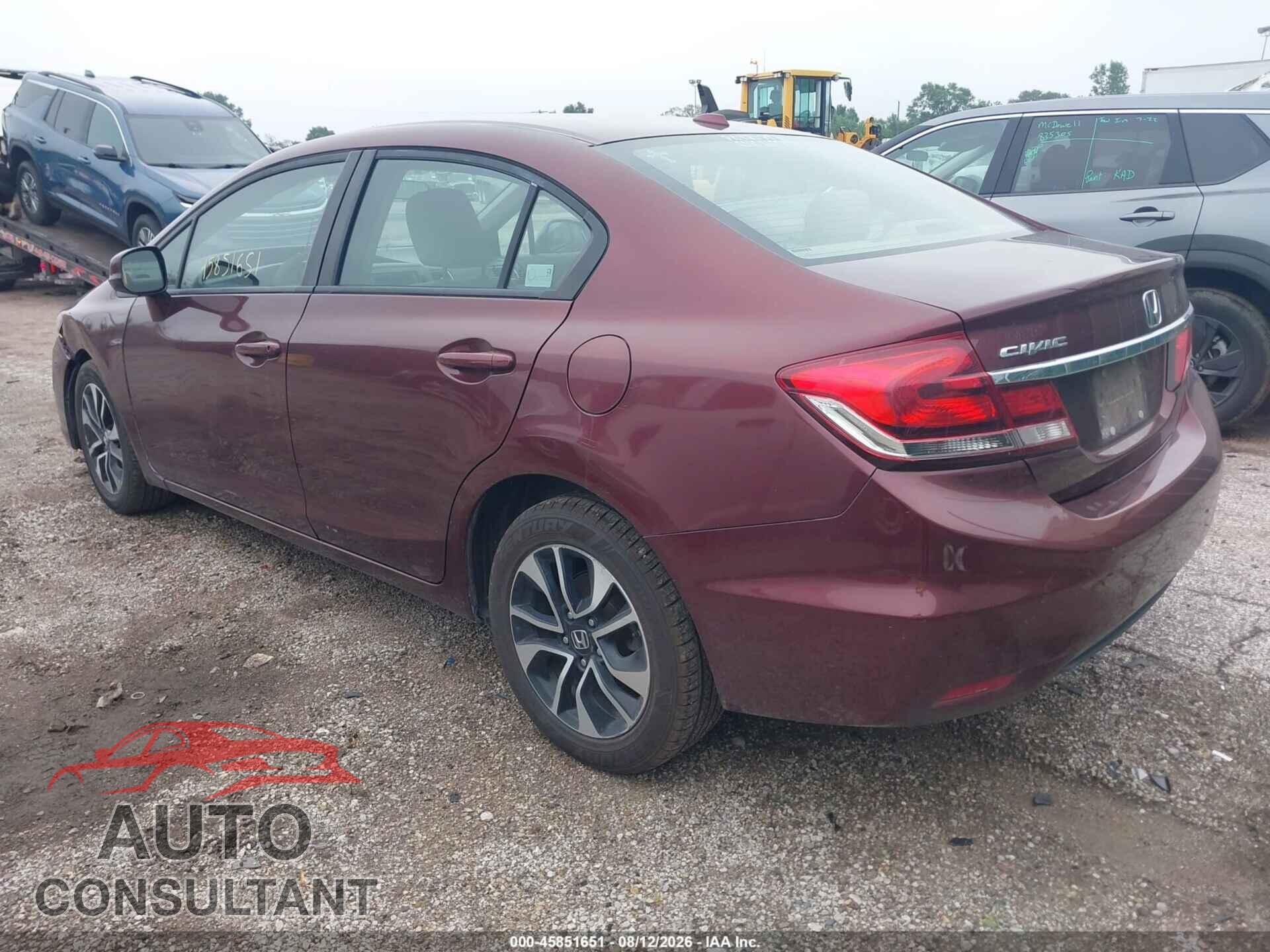 HONDA CIVIC 2013 - 19XFB2F83DE022729