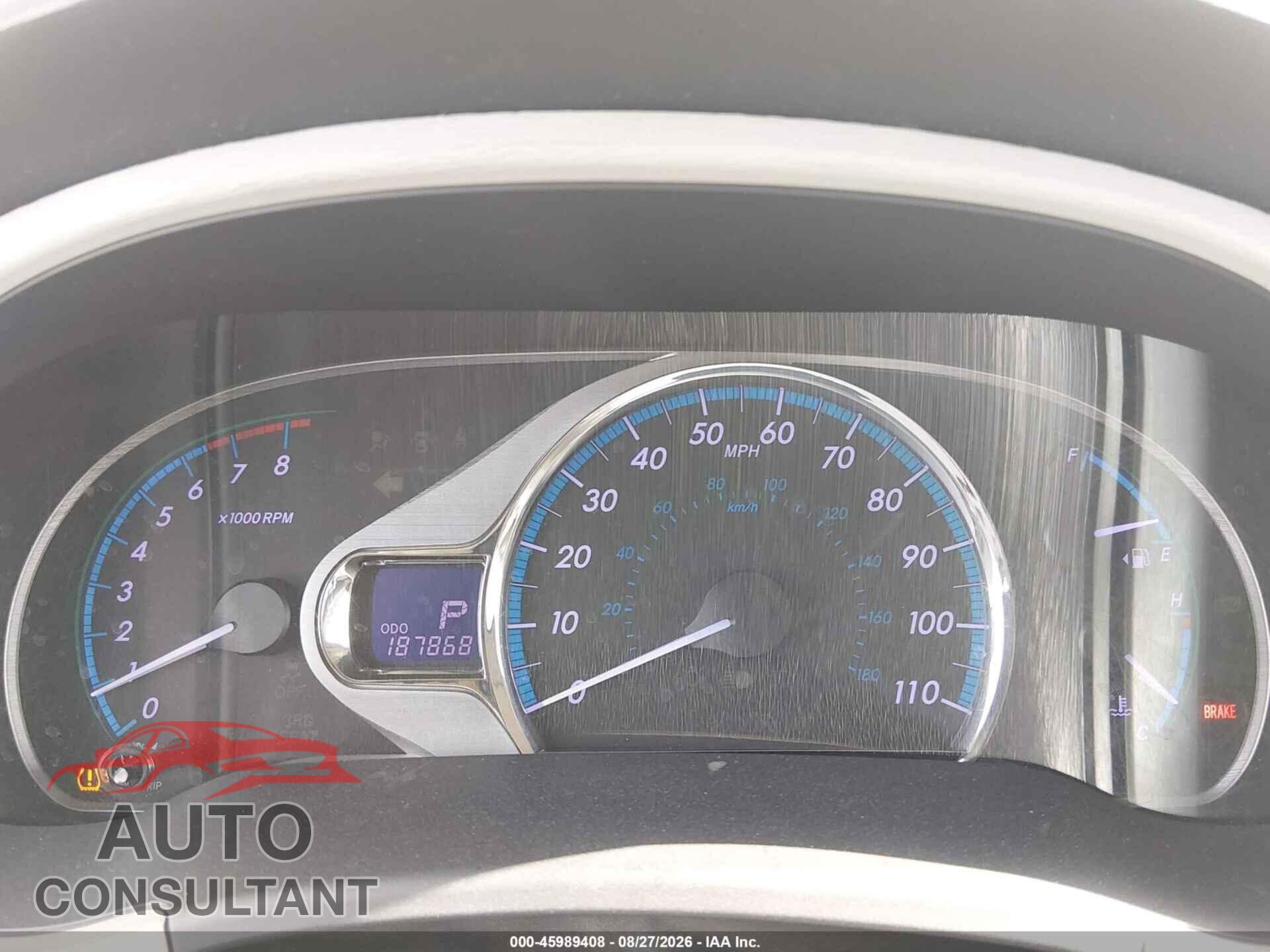 TOYOTA SIENNA 2011 - 5TDYK3DC8BS171792