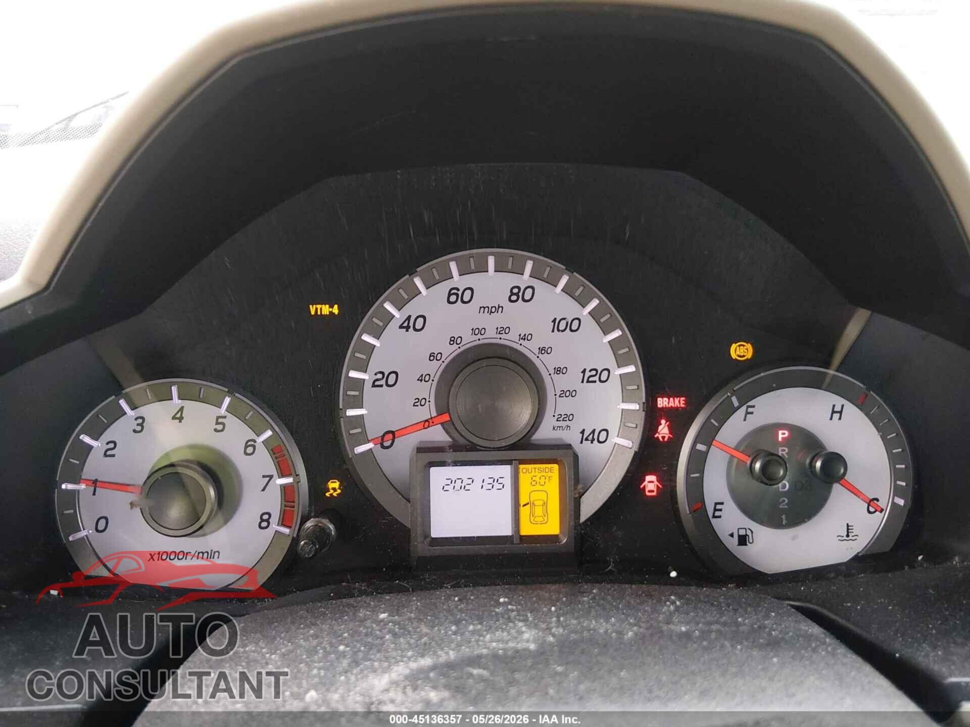 HONDA PILOT 2013 - 5FNYF4H59DB078261