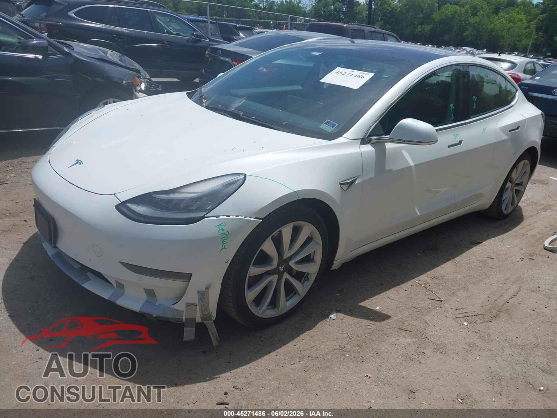 TESLA MODEL 3 2018 - 5YJ3E1EB0JF134170