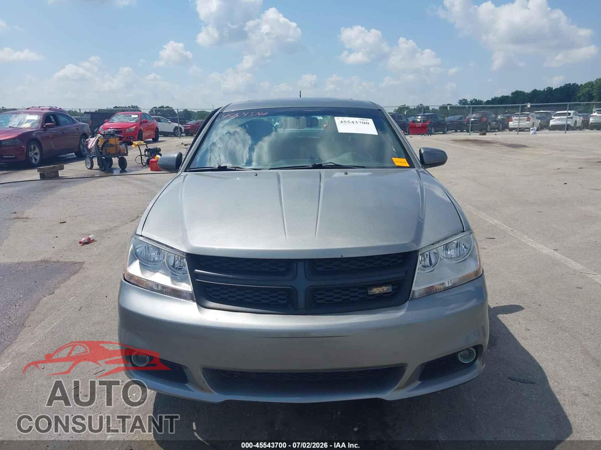 DODGE AVENGER 2013 - 1C3CDZCB7DN582873