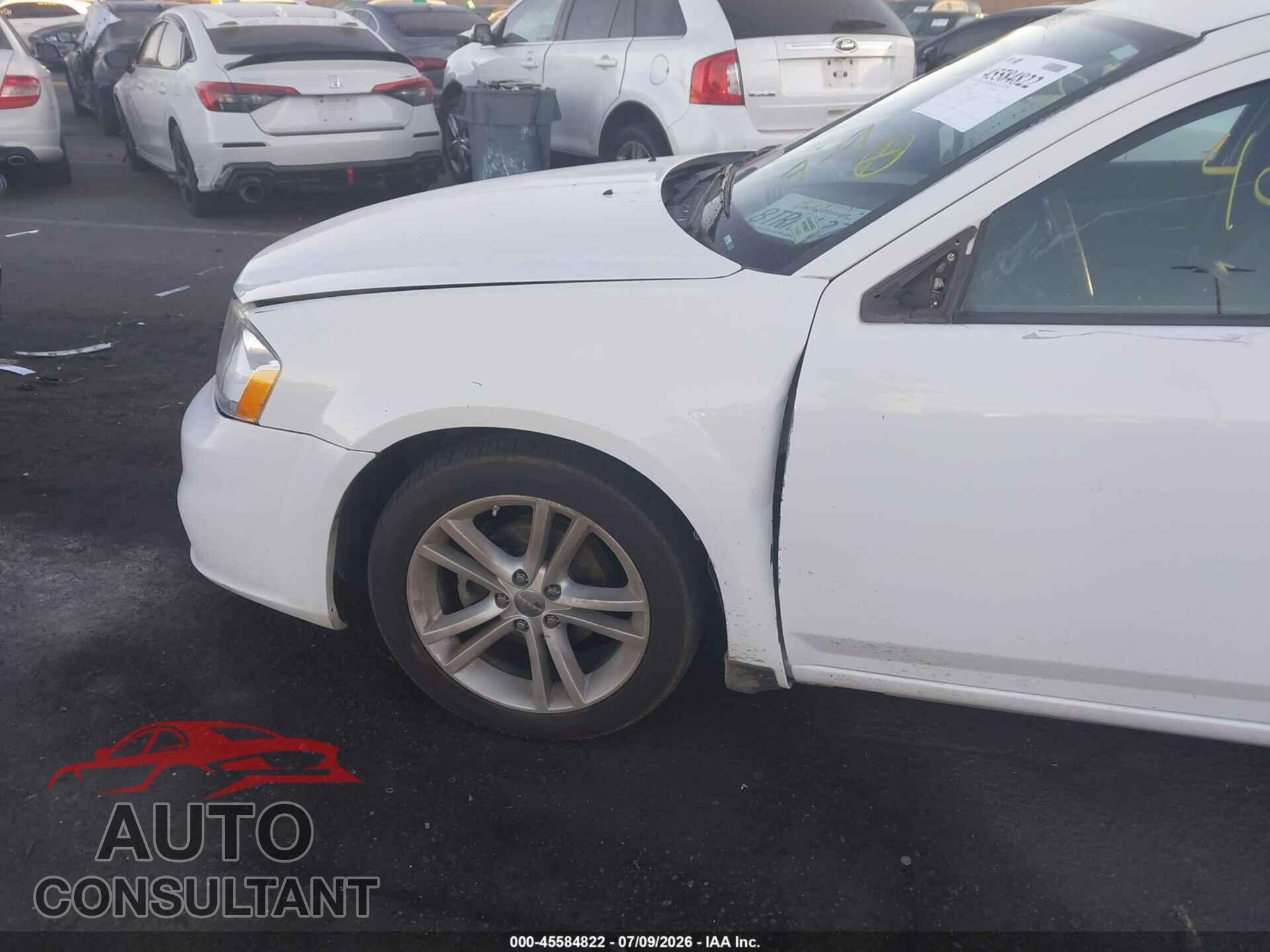 DODGE AVENGER 2013 - 1C3CDZAB0DN729733