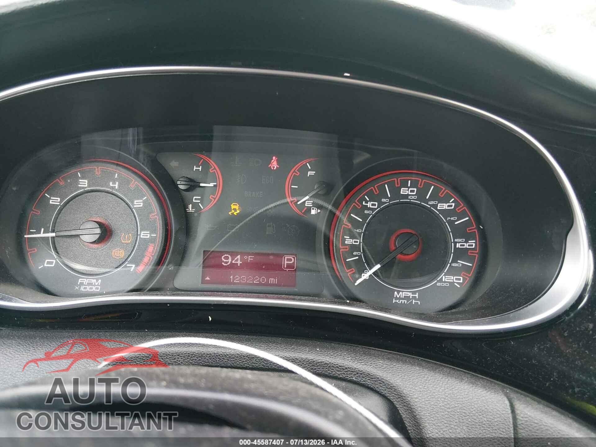 DODGE DART 2013 - 1C3CDFBA8DD118990
