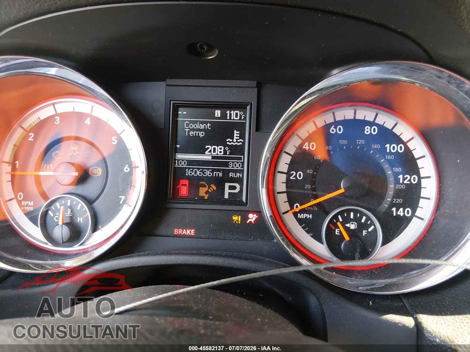DODGE DURANGO 2011 - 1D4SD5GT8BC592861
