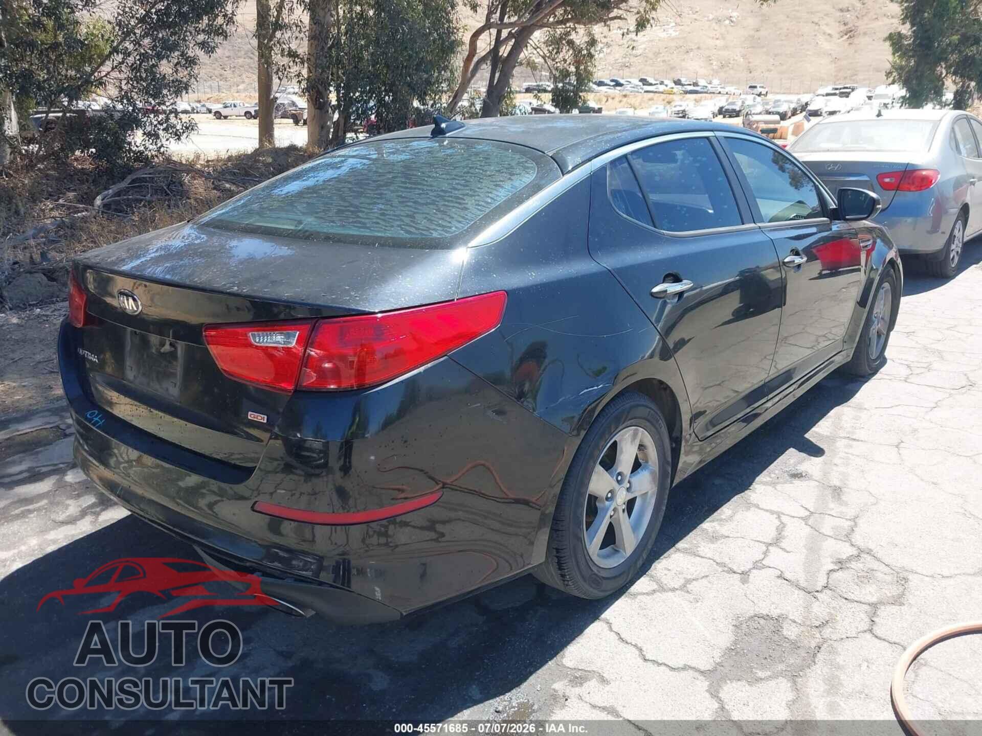 KIA OPTIMA 2015 - KNAGM4A70F5662885