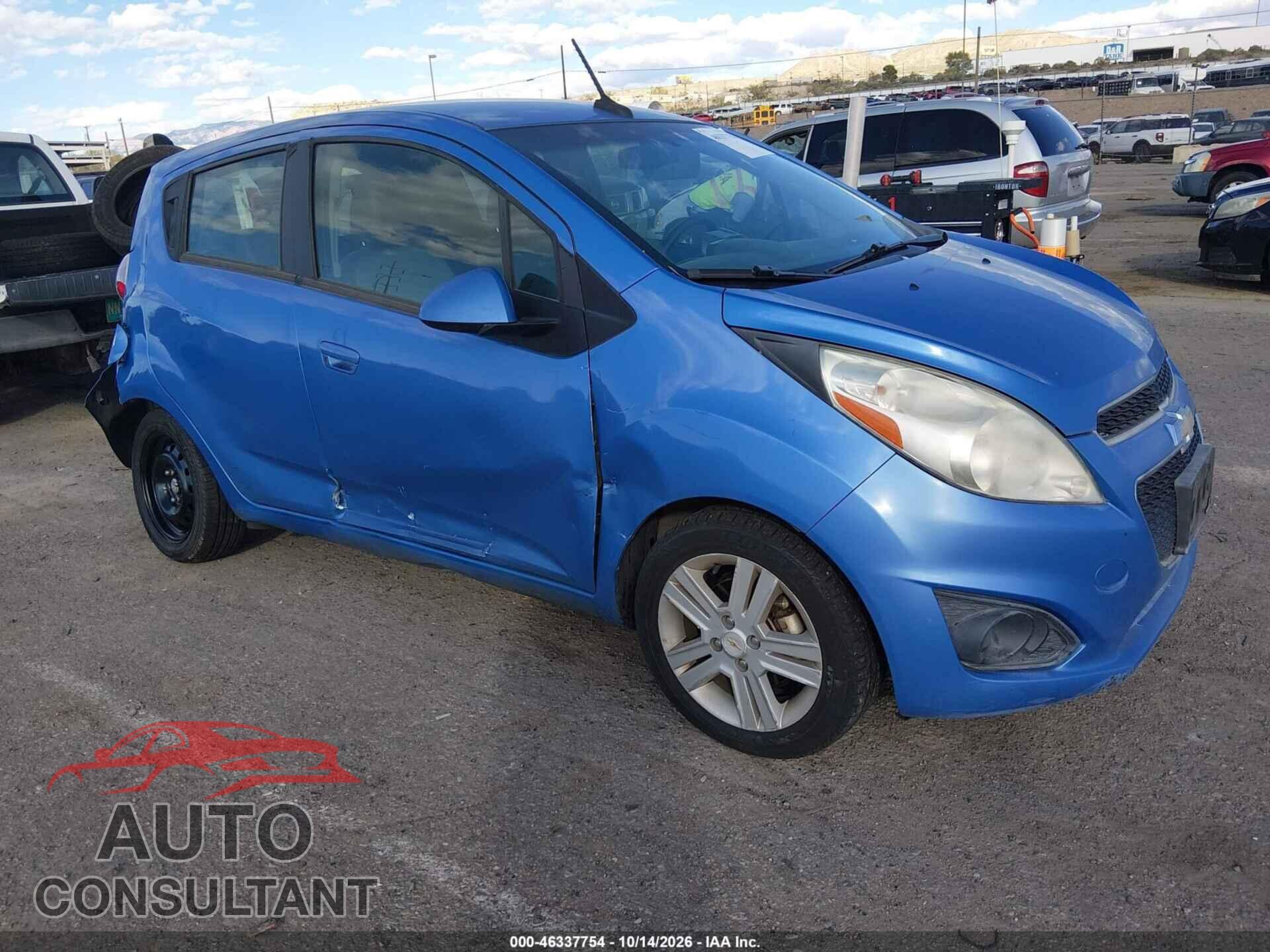 CHEVROLET SPARK 2013 - KL8CD6S90DC585448
