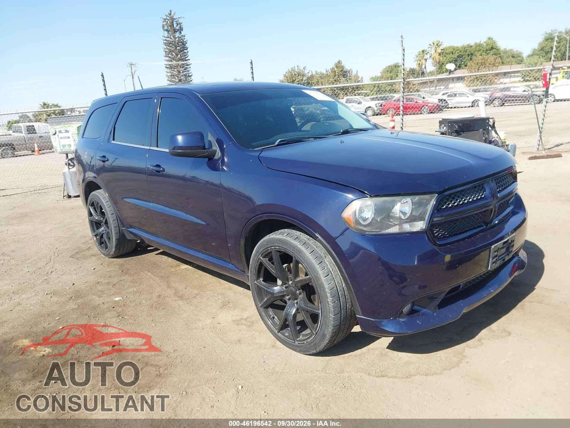 DODGE DURANGO 2013 - 1C4RDHAG3DC662732