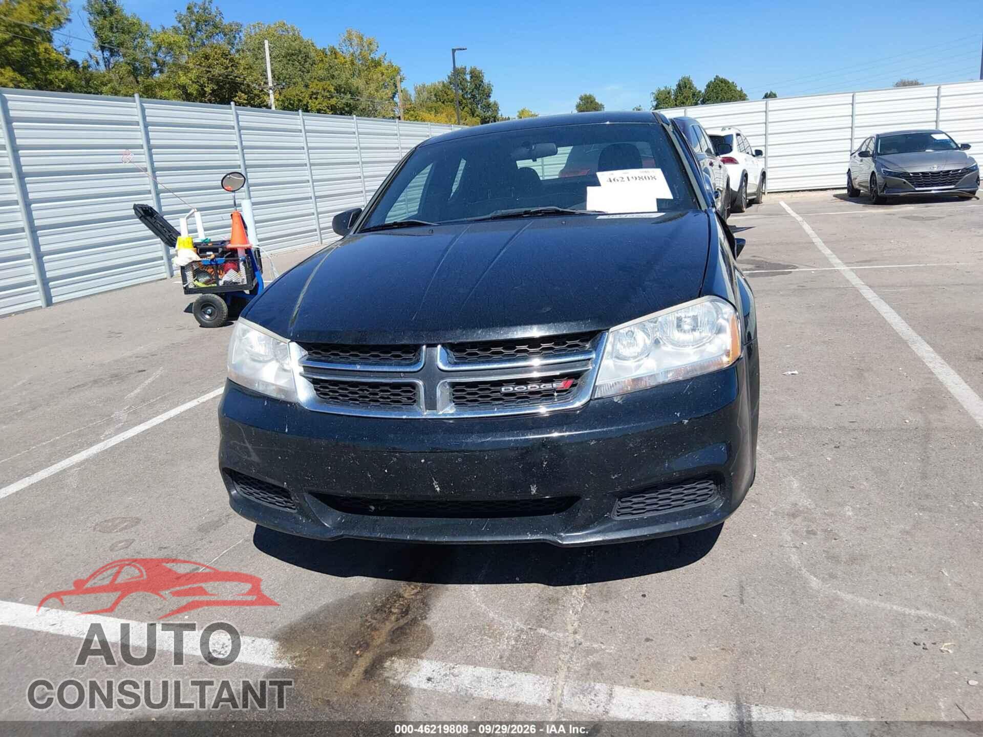 DODGE AVENGER 2013 - 1C3CDZAB0DN535008