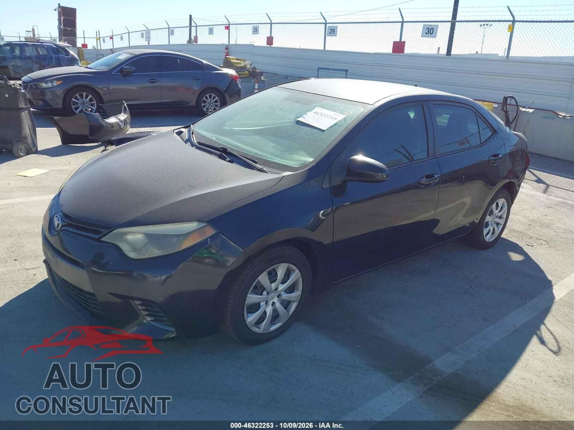 TOYOTA COROLLA 2015 - 2T1BURHE1FC369224