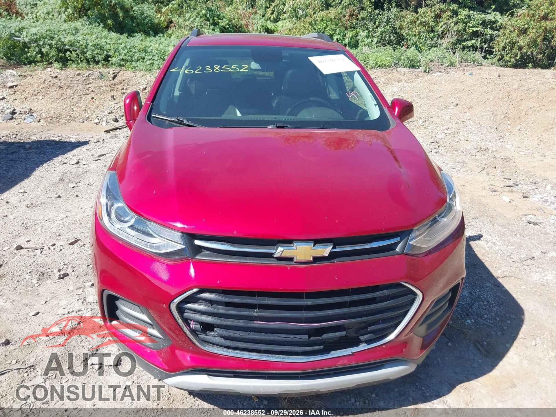 CHEVROLET TRAX 2019 - 3GNCJLSB3KL289852