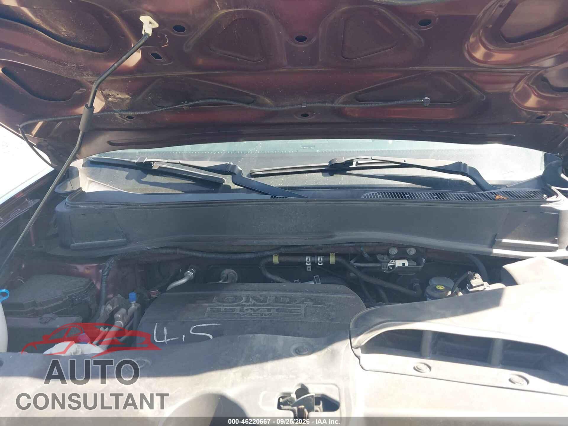 HONDA PILOT 2013 - 5FNYF3H49DB021978