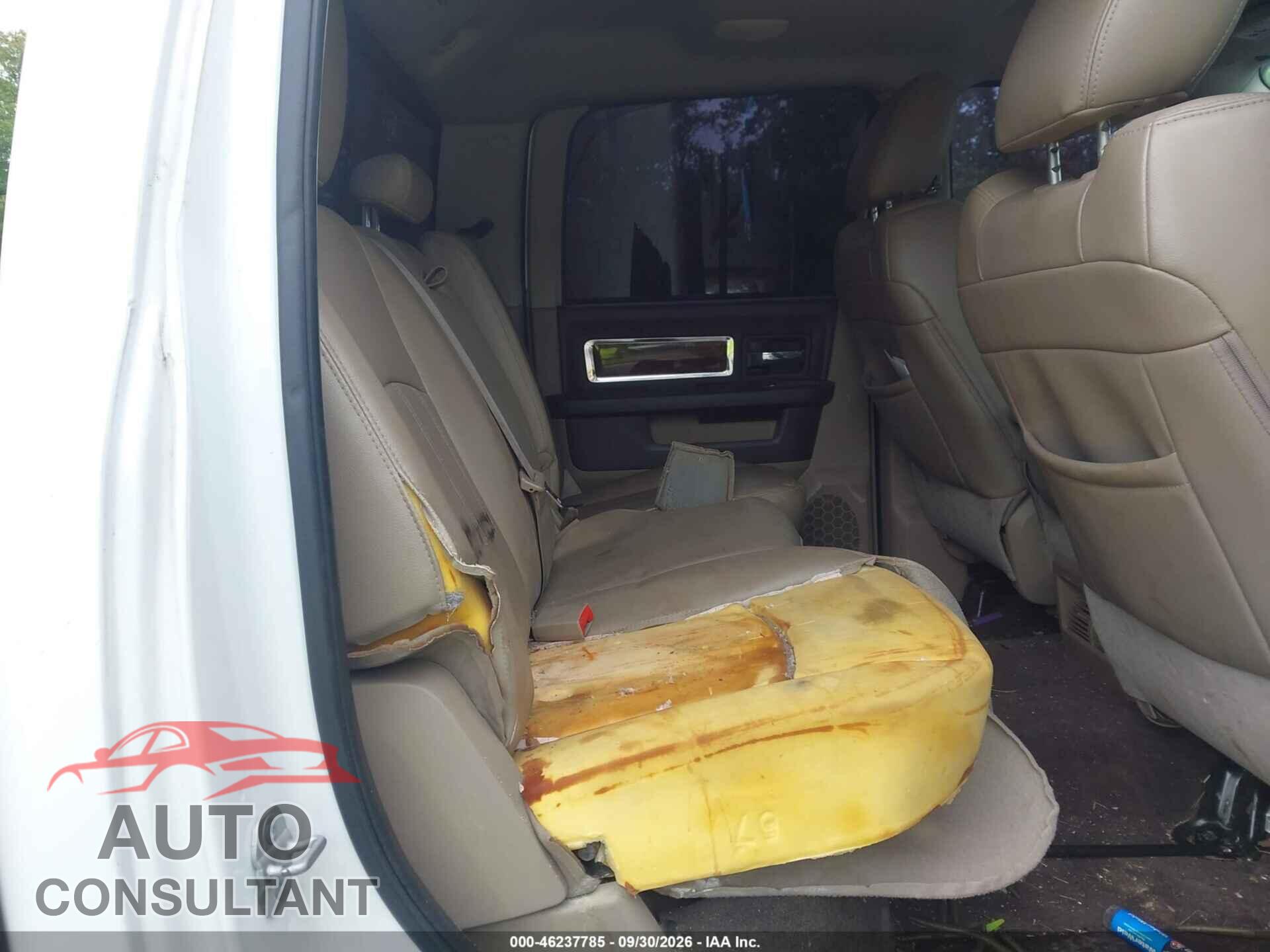 DODGE RAM 2500 2012 - 3C6UD5FL2CG312557