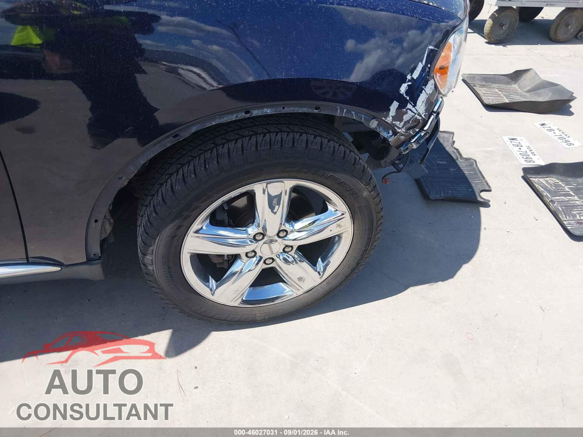DODGE DURANGO 2012 - 1C4SDJETXCC188308