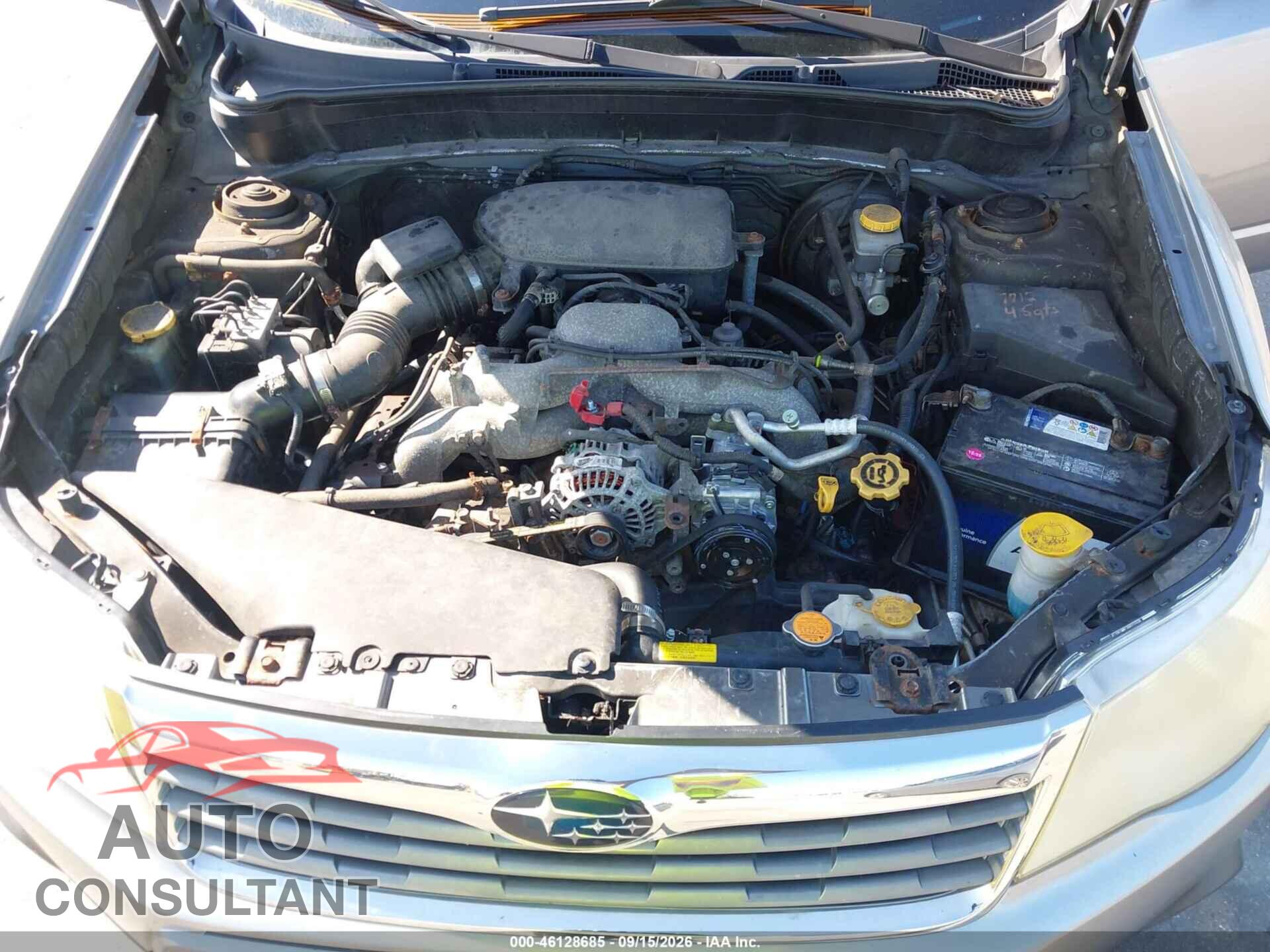 SUBARU FORESTER 2010 - JF2SH6CC8AH747280
