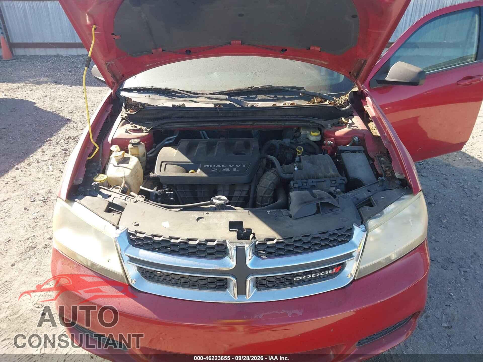 DODGE AVENGER 2013 - 1C3CDZAB3DN610851