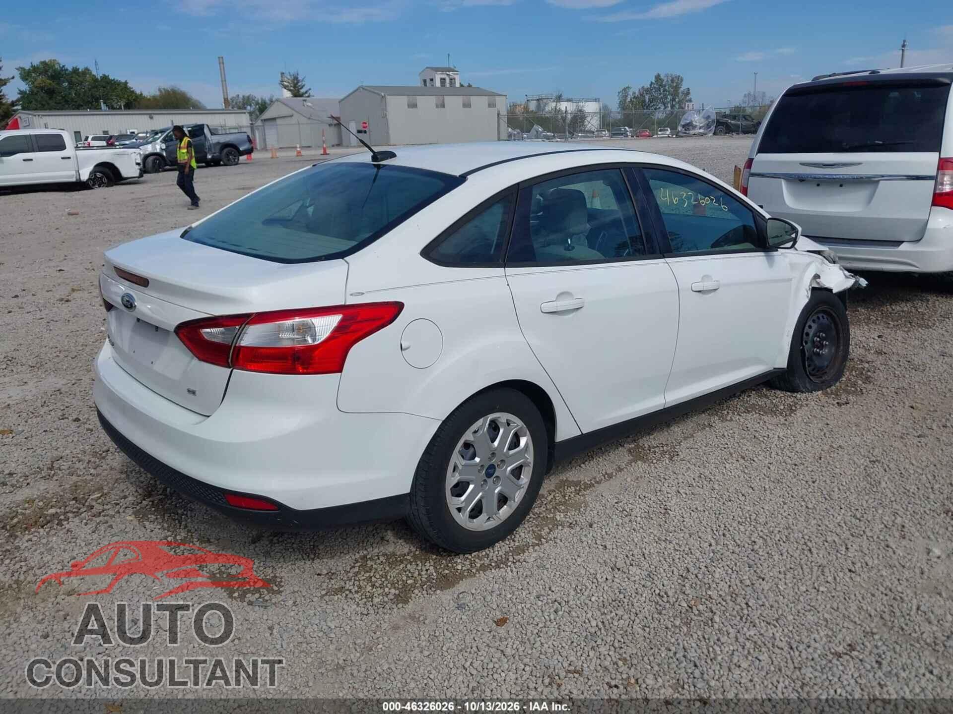 FORD FOCUS 2012 - 1FAHP3F26CL249064
