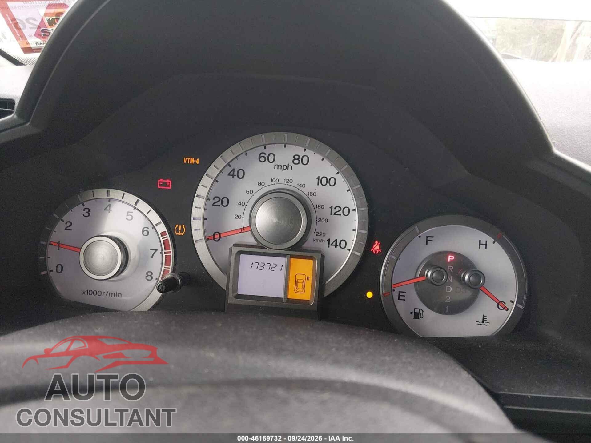HONDA PILOT 2011 - 5FNYF4H24BB008542