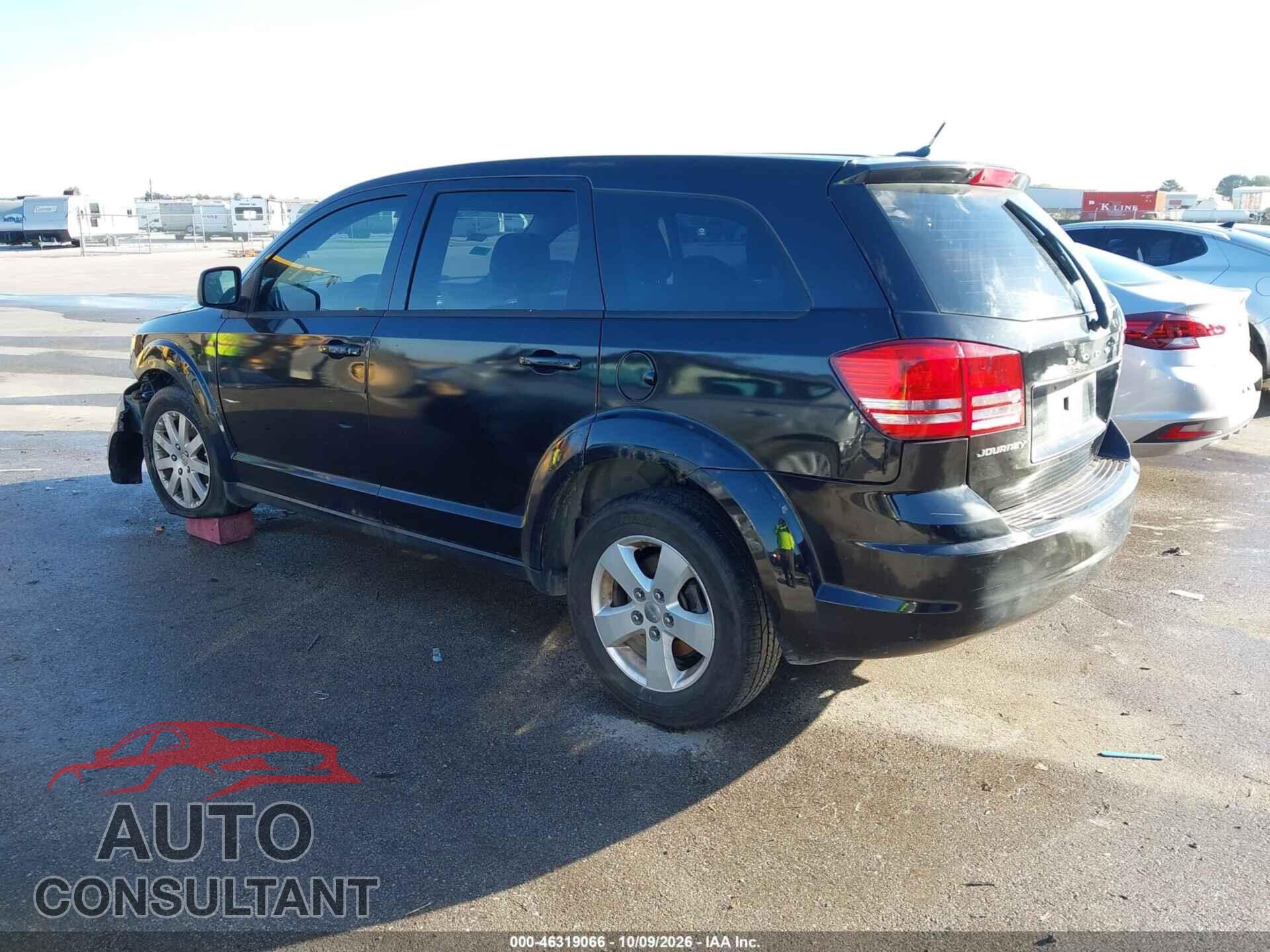 DODGE JOURNEY 2012 - 3C4PDCAB9CT372870
