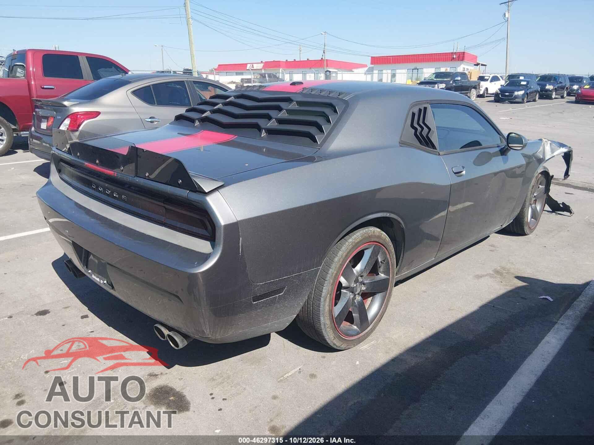 DODGE CHALLENGER 2012 - 2C3CDYAG2CH292542