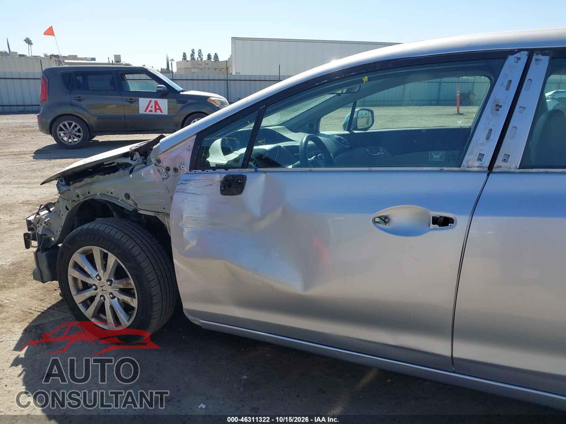 HONDA CIVIC 2012 - 19XFB2F95CE366277