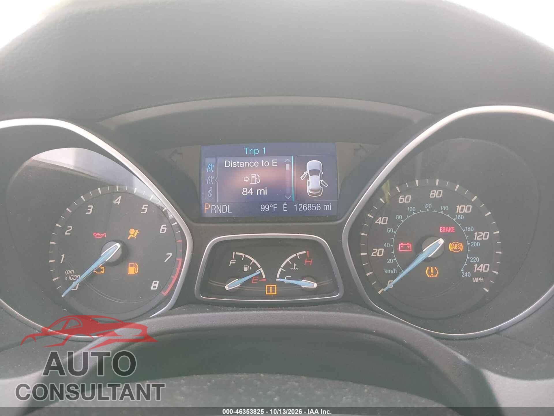 FORD FOCUS 2013 - 1FADP3F23DL363295