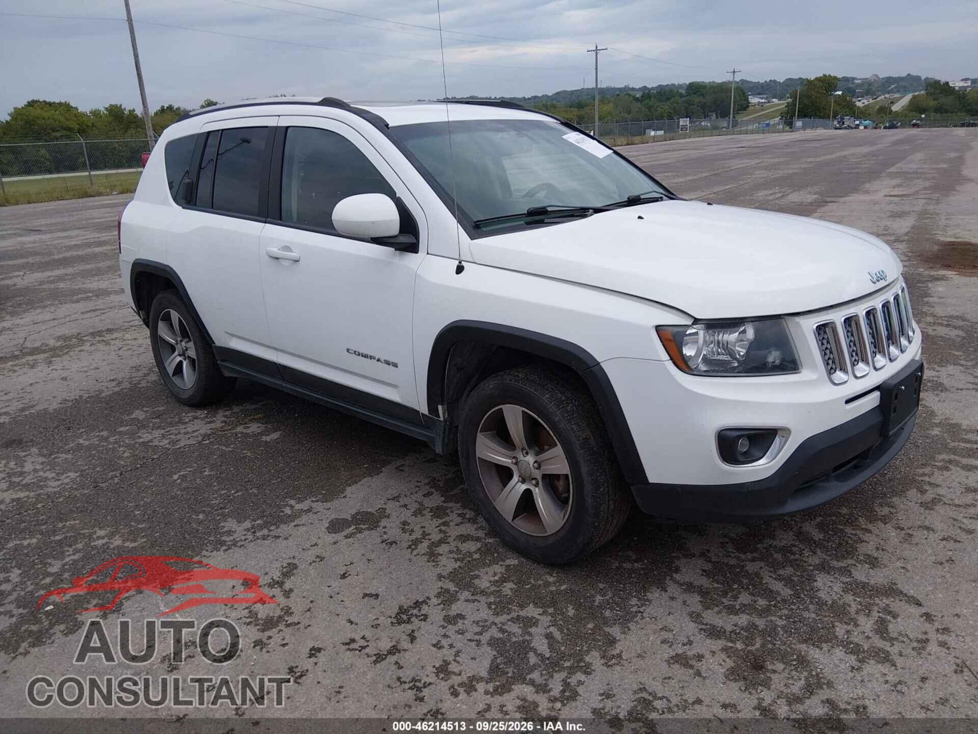 JEEP COMPASS 2017 - 1C4NJDEB2HD167923