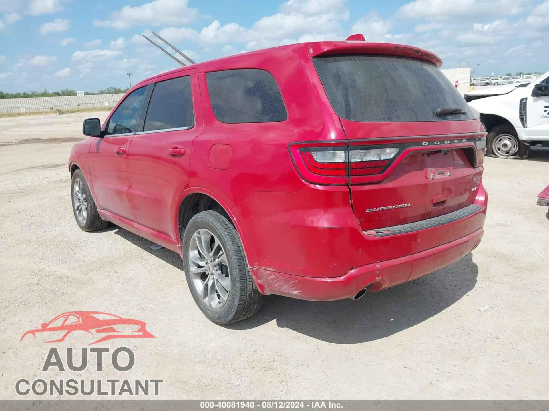 DODGE DURANGO 2019 - 1C4RDHDG3KC721223