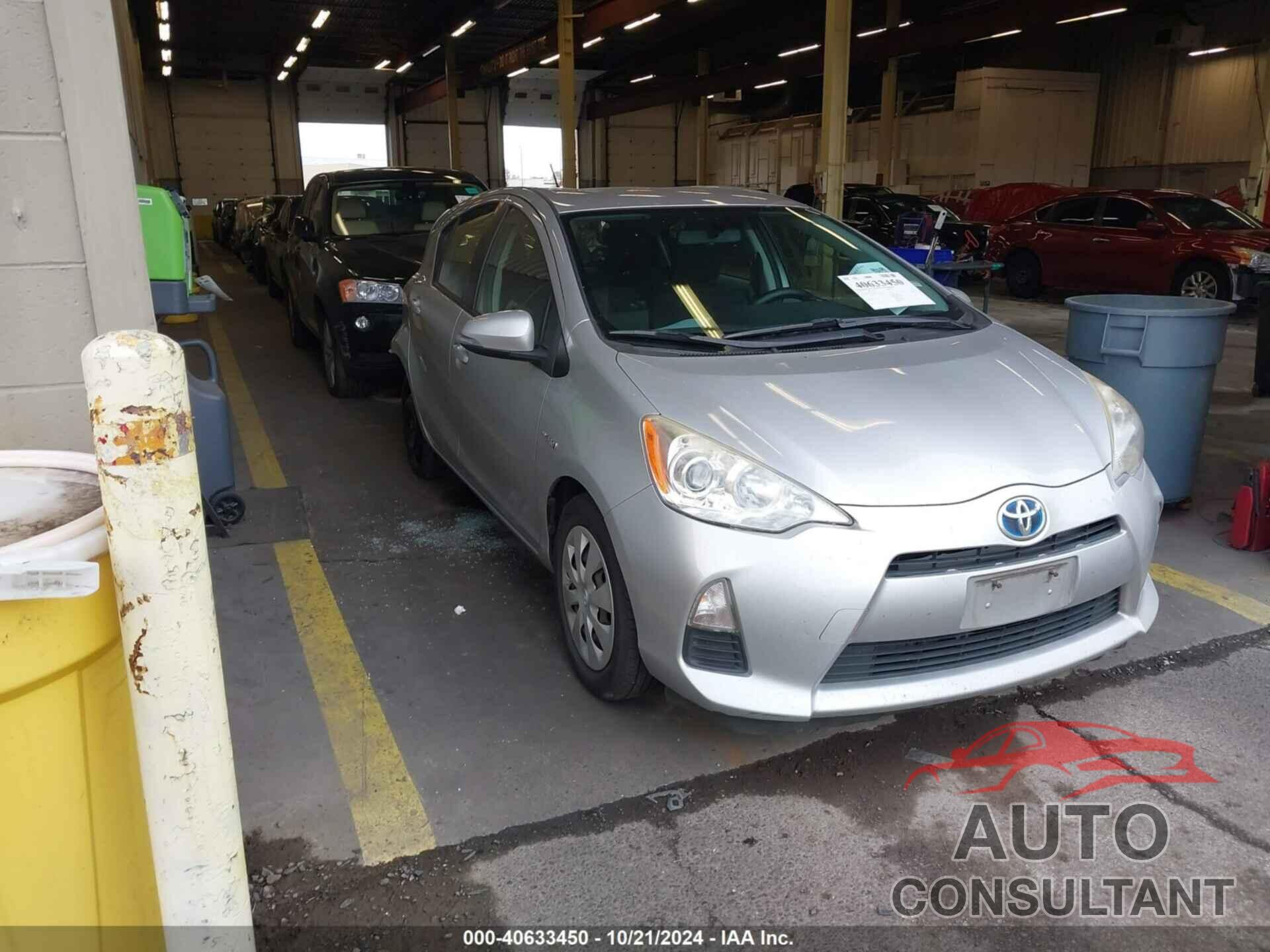 TOYOTA PRIUS C 2012 - JTDKDTB32C1527610