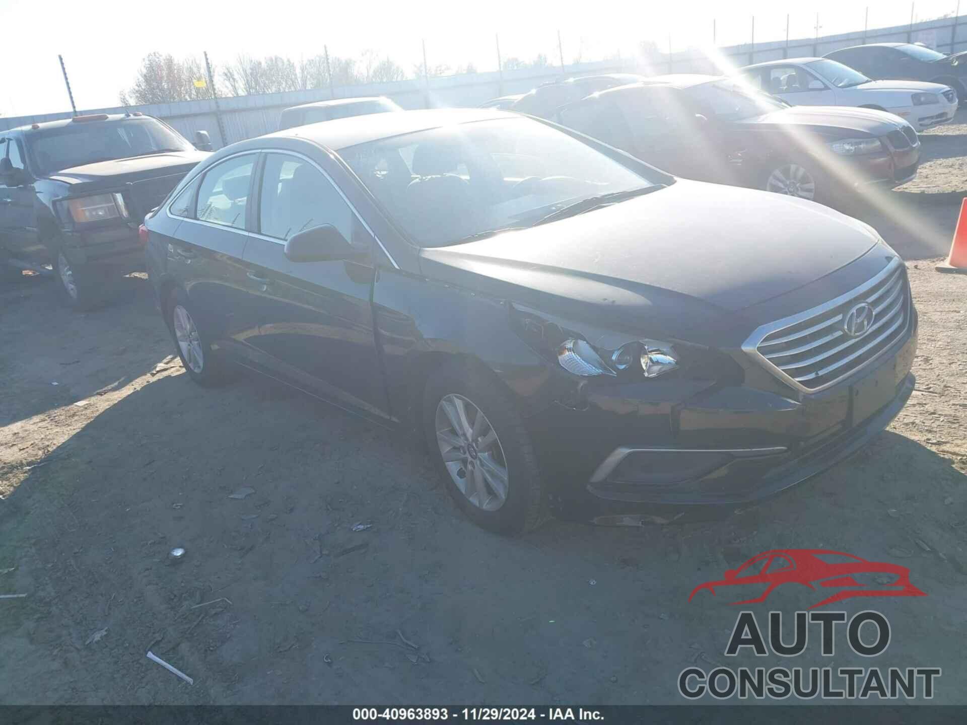 HYUNDAI SONATA 2016 - 5NPE24AFXGH266519