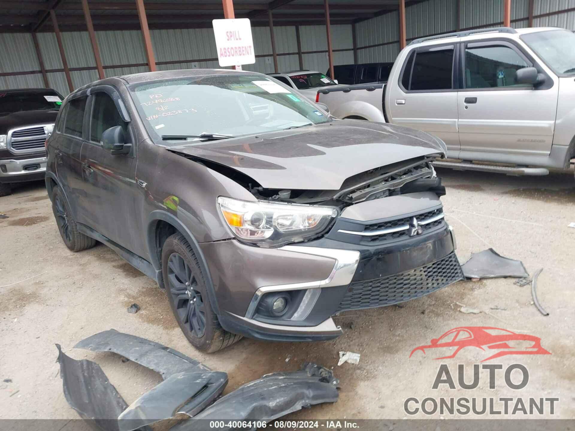 MITSUBISHI OUTLANDER SPORT 2018 - JA4AP3AU4JZ023873