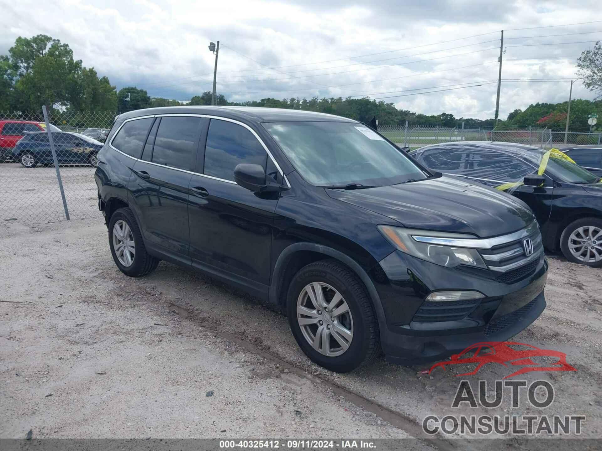 HONDA PILOT 2016 - 5FNYF5H16GB040204