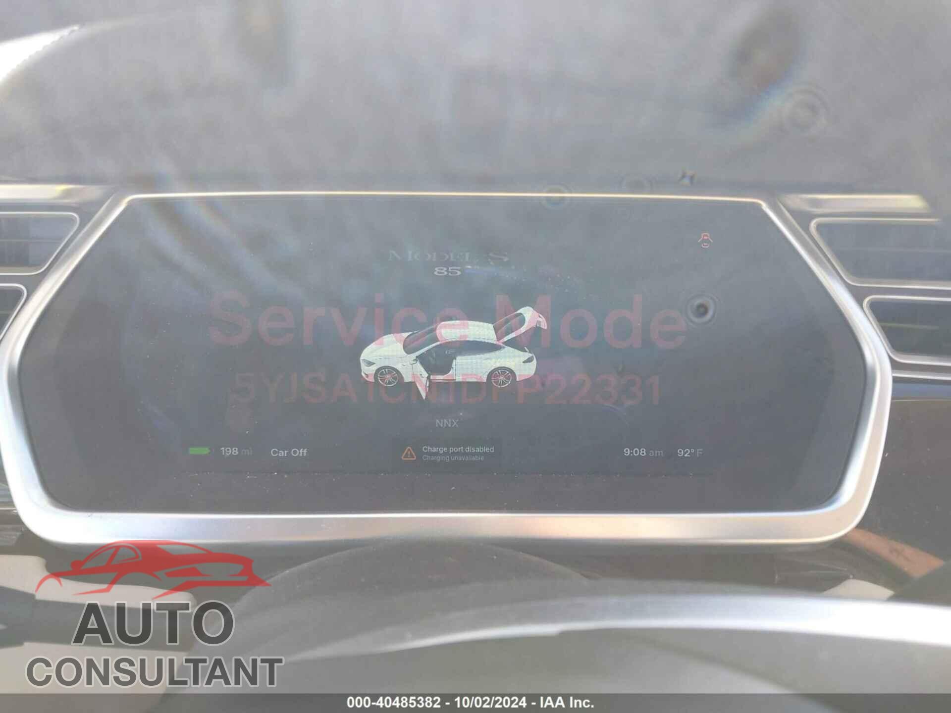 TESLA MODEL S 2013 - 5YJSA1CN1DFP22331