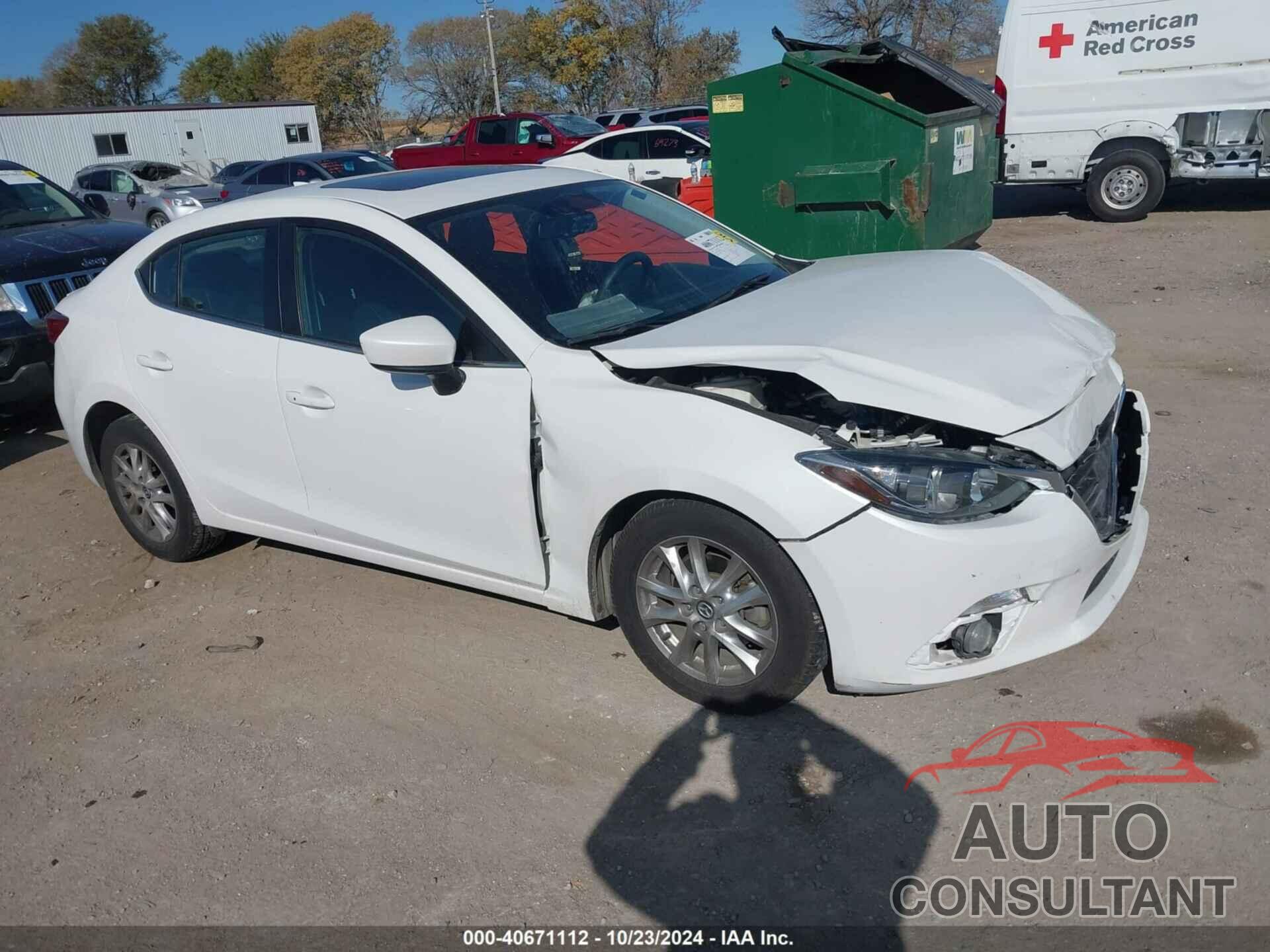 MAZDA MAZDA3 2016 - 3MZBM1X70GM278729