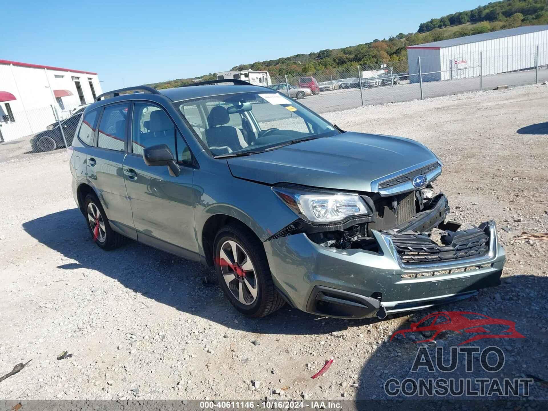 SUBARU FORESTER 2018 - JF2SJABC2JH538058