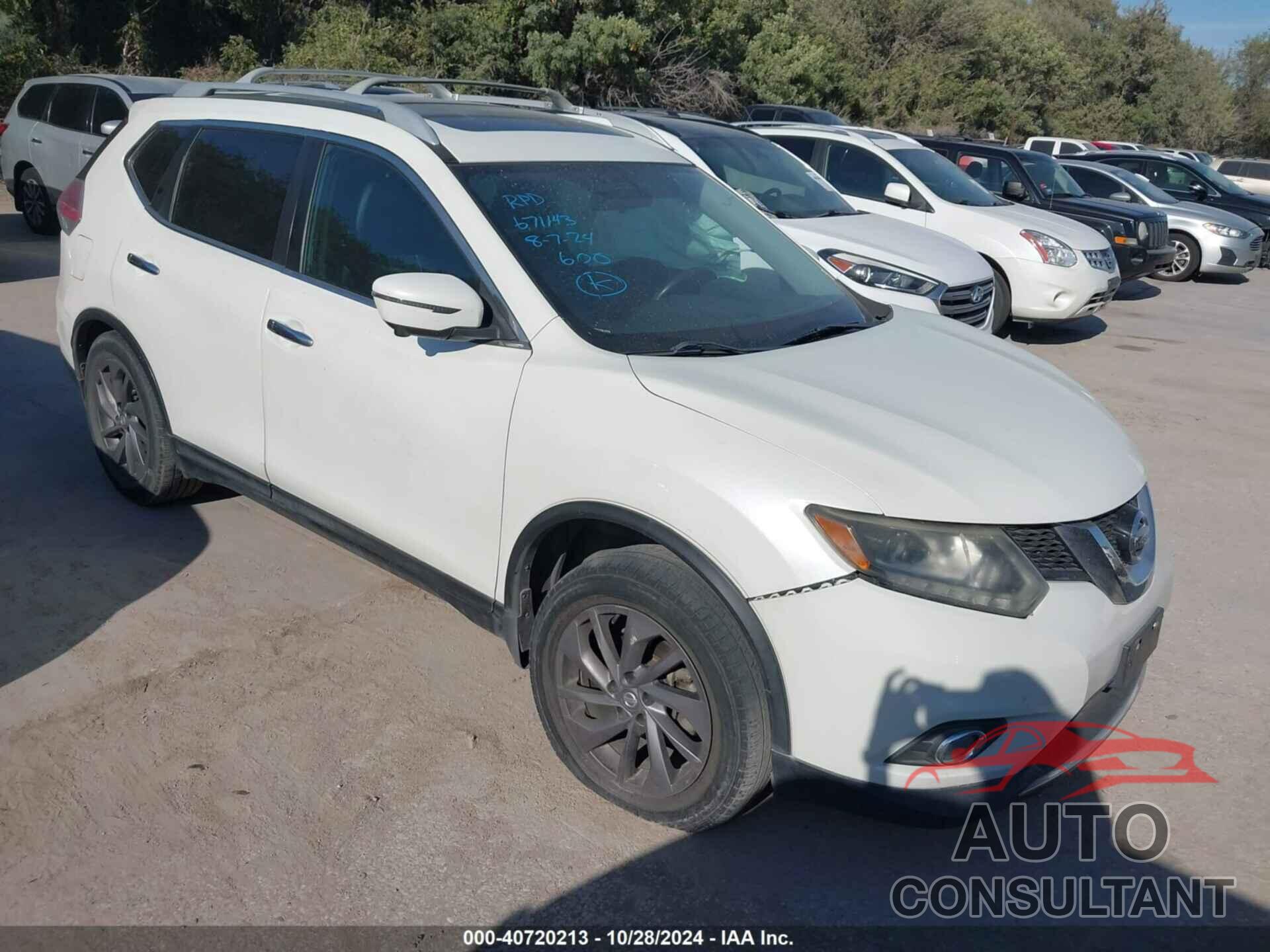 NISSAN ROGUE 2016 - 5N1AT2MT4GC812983
