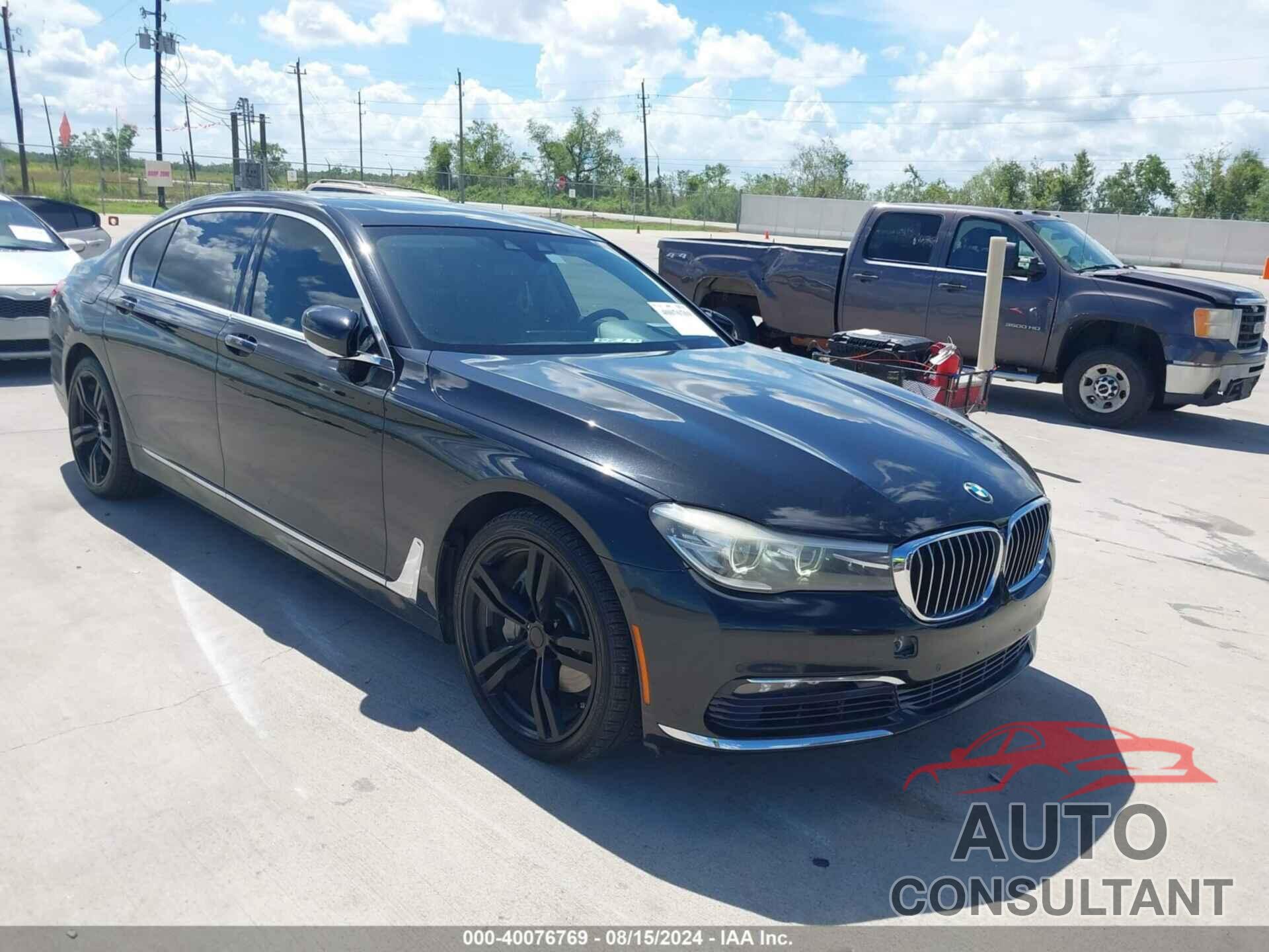 BMW 740I 2016 - WBA7E2C54GG546690